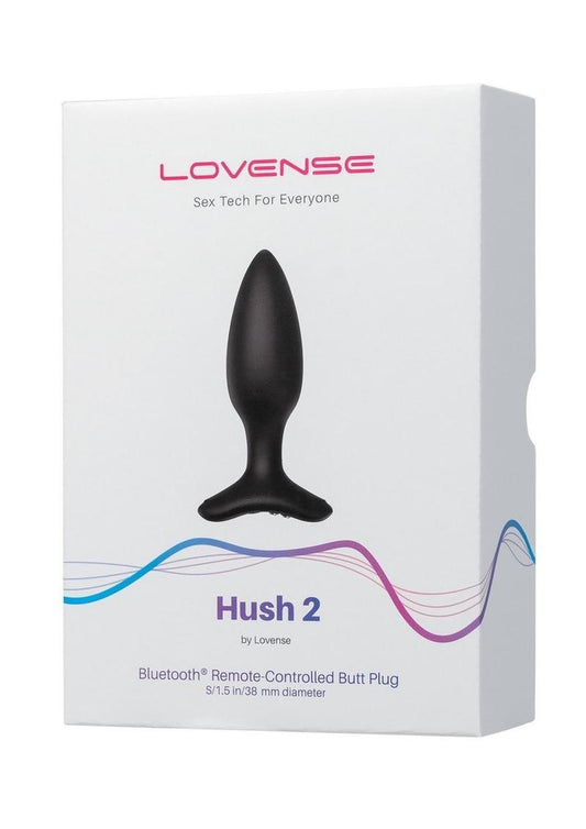 Hush 2 Rechargeable Vibrating Anal Plug - App Compatible