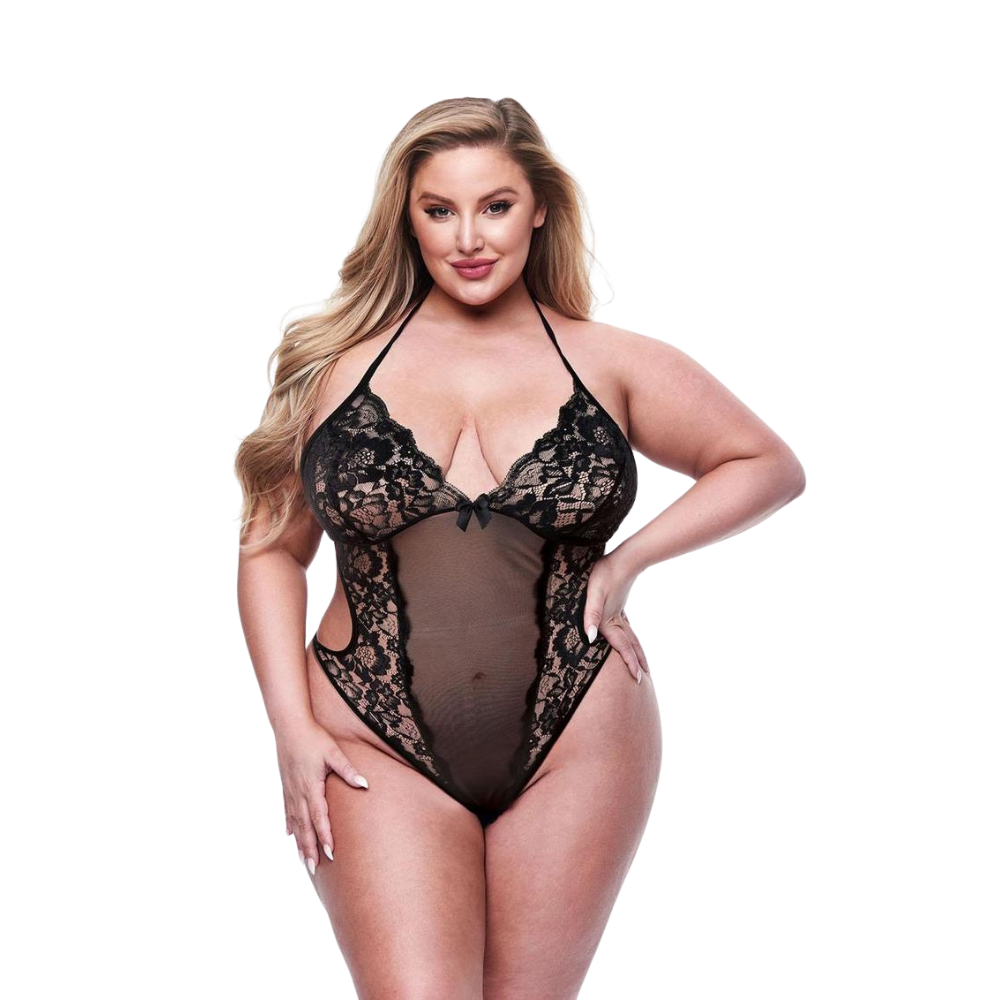 Eco Lace & Mesh Teddy