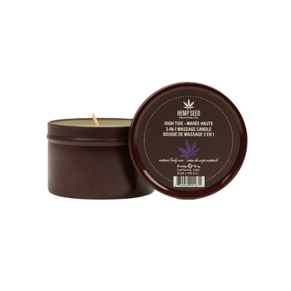 Hemp Seed Massage Candle