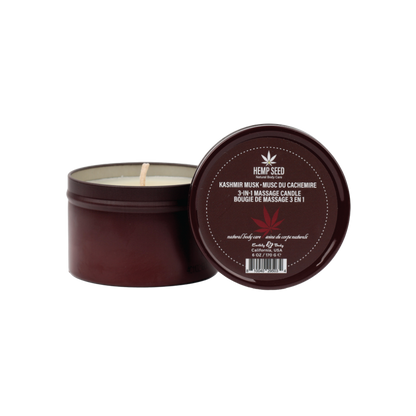 Hemp Seed Massage Candle
