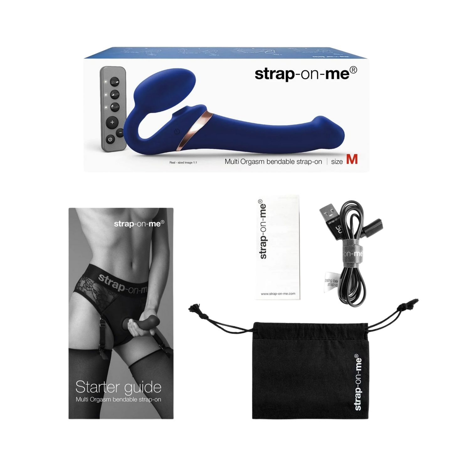 Bendable Multi Orgasm Strapless Strap-On