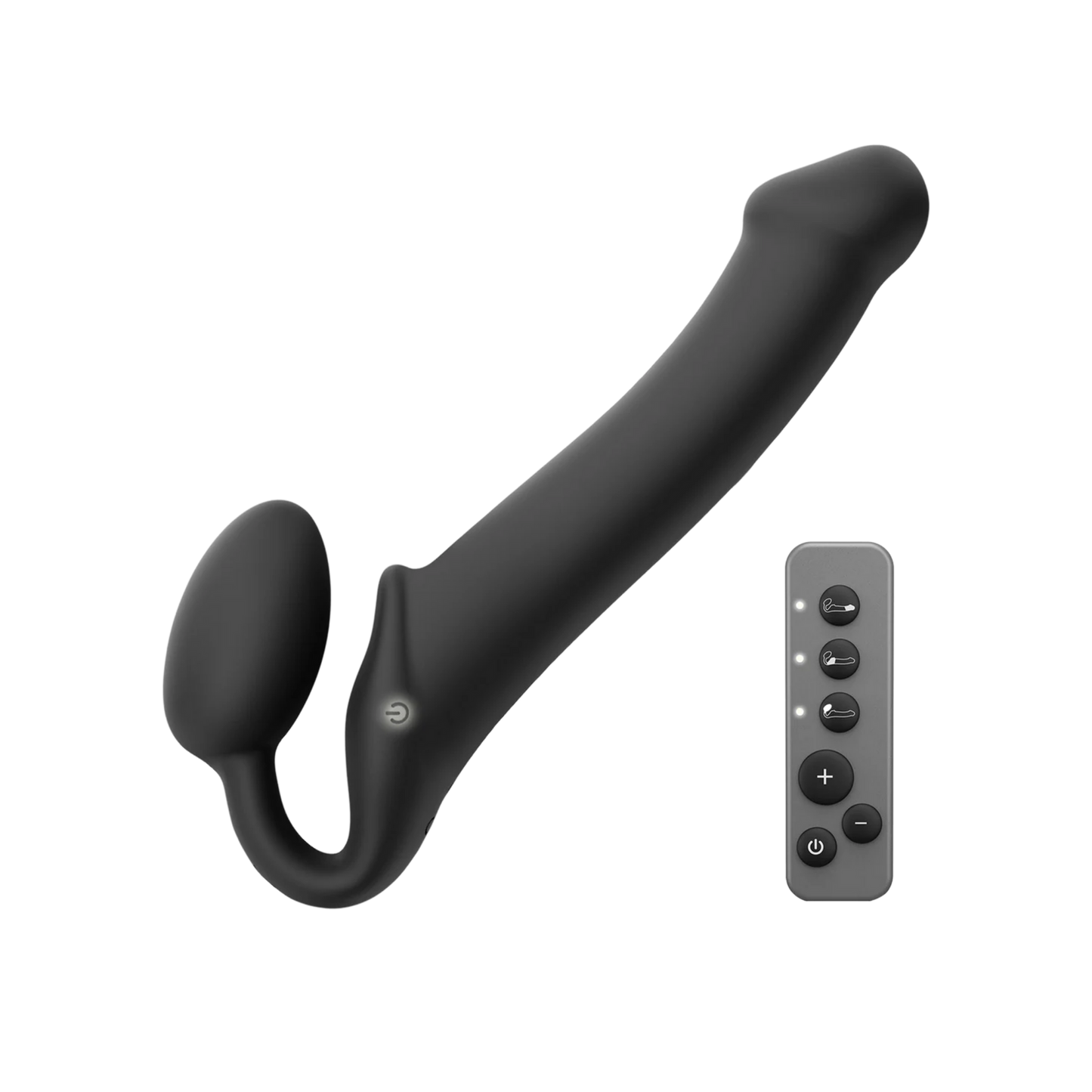 Bendable Vibrating Strapless Strap-On